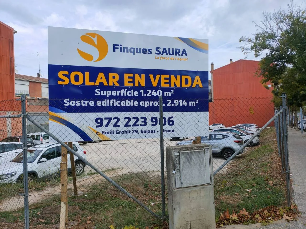 Solar edificable en Sarrià de Ter, 2.914 m²