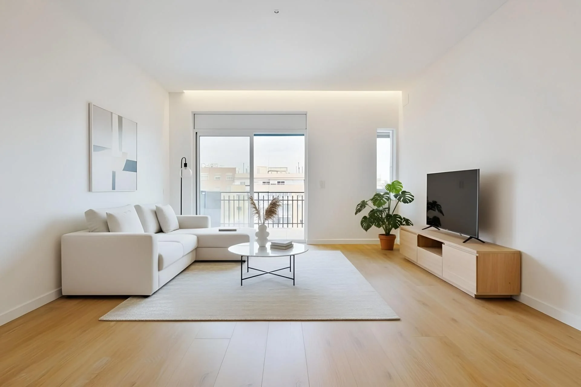 Piso reformado de tres habitaciones en Francesc Macià