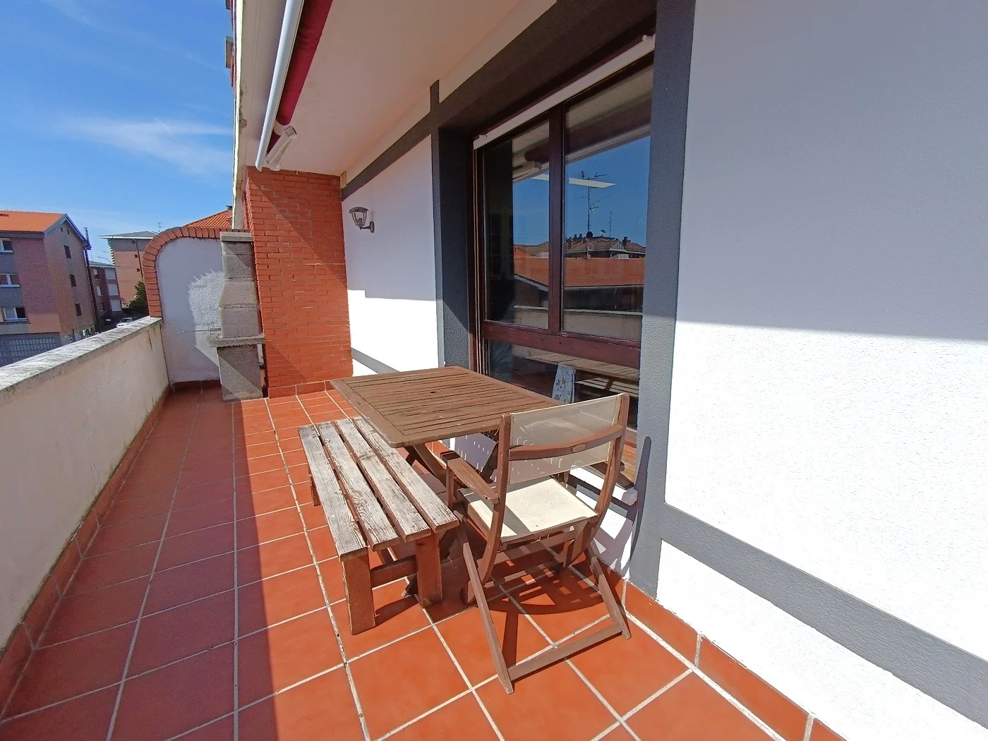 Ático suroeste con terraza de 45 m²