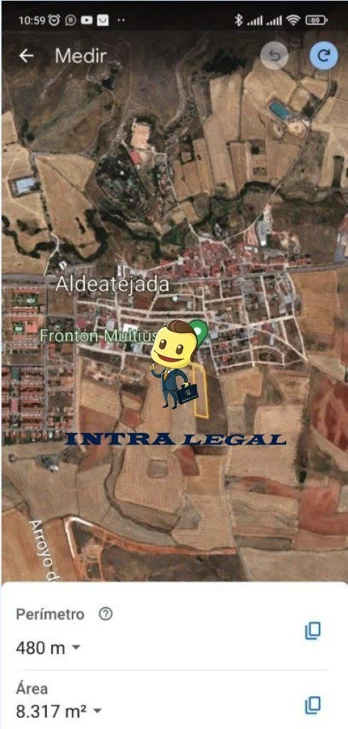 Terreno rústico en Aldeatejada, 8.317 m²
