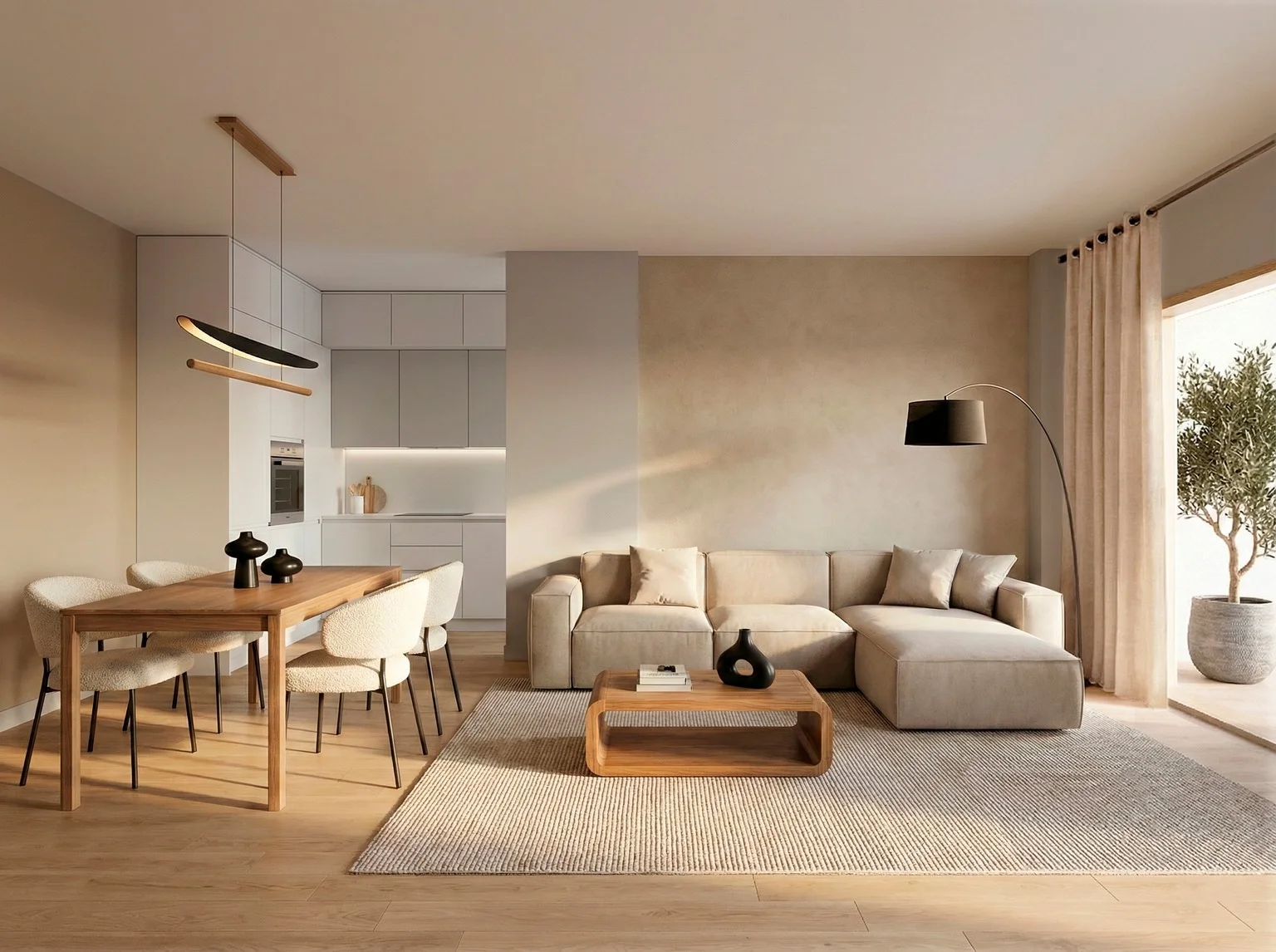 Dúplex de tres dormitorios con piscina comunitaria