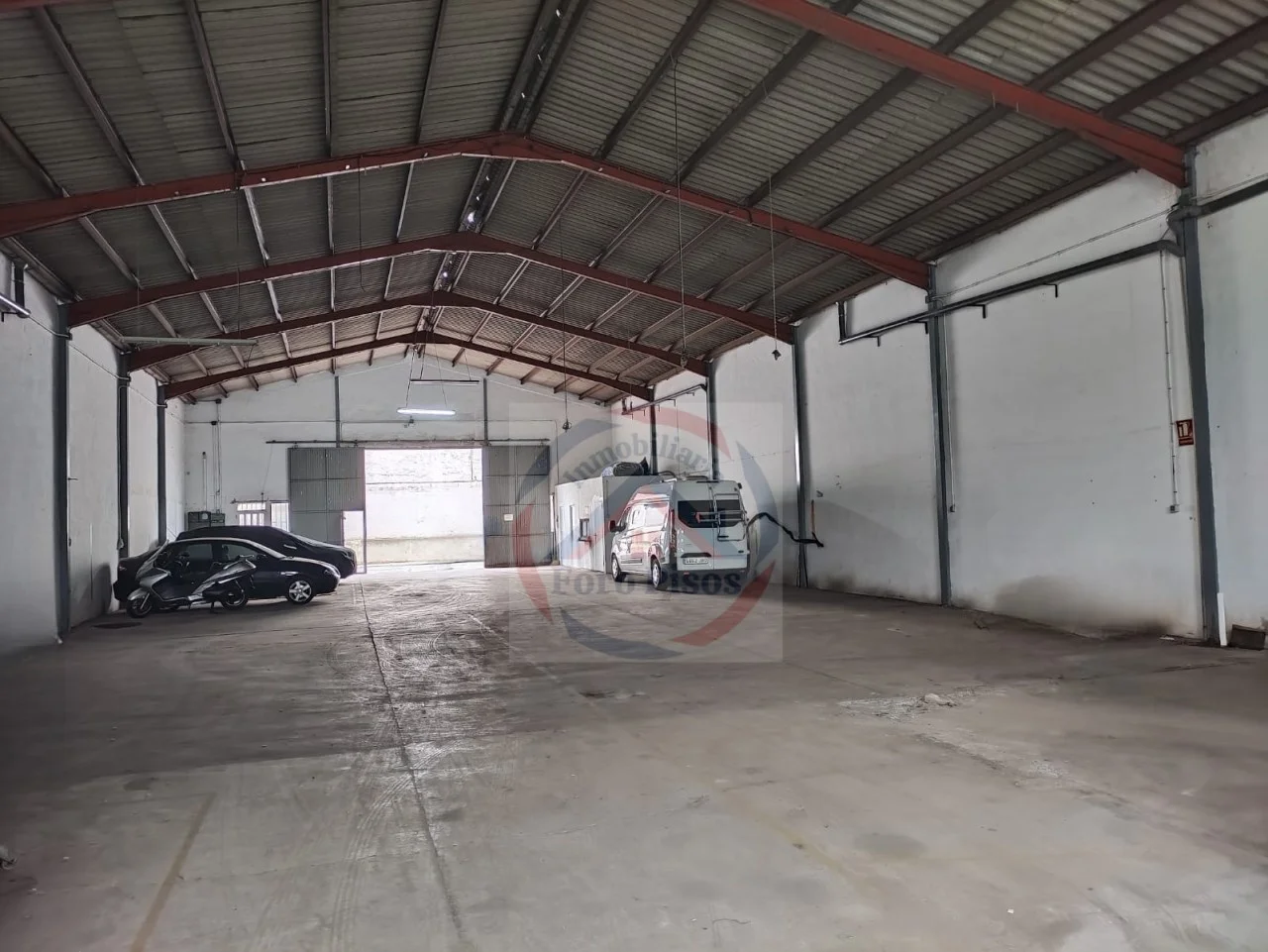 Industrial warehouse with street access