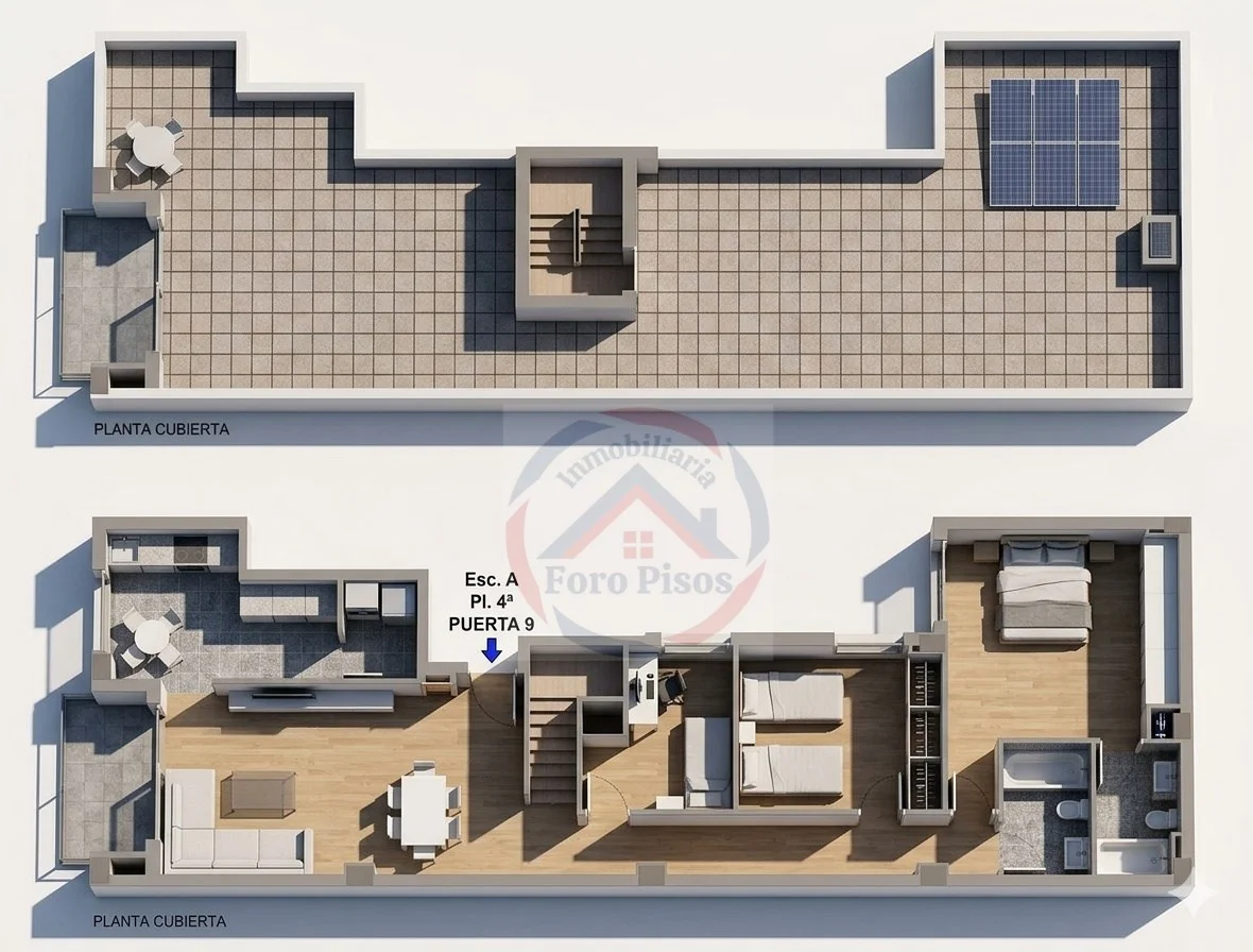 New-build Sueca penthouse, 3 bedrooms