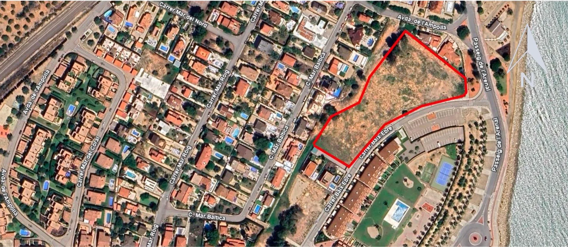 Urban hotel land near Arenal beach