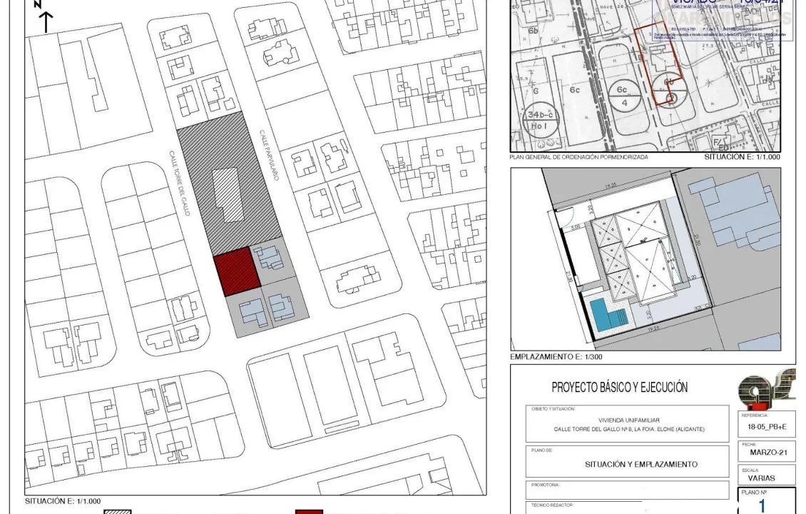Urban plot in La Hoya area