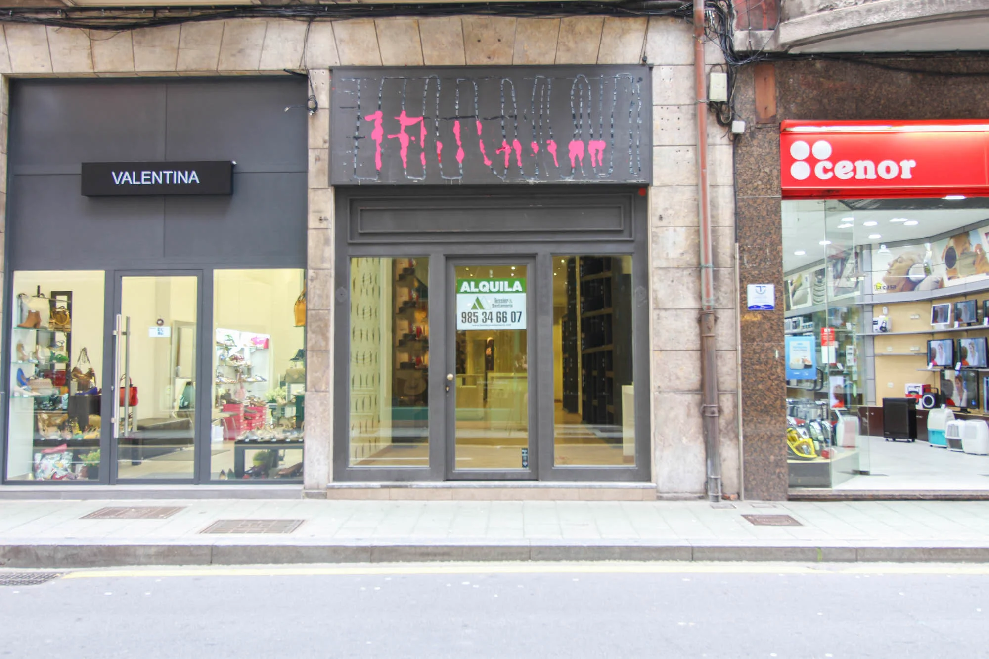 Local comercial alquilado en Gijón centro