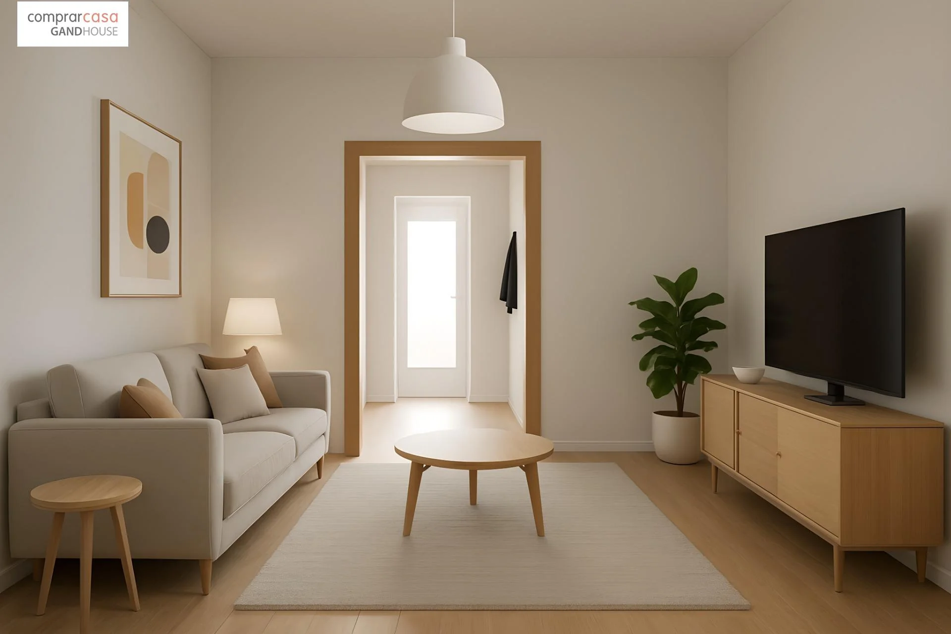 Piso alquilado en Poblenou, dos habitaciones
