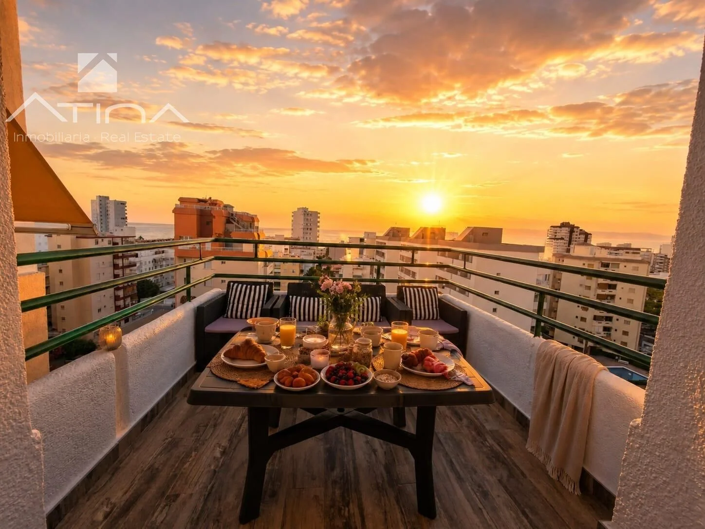 Sea-view apartment with three bedrooms