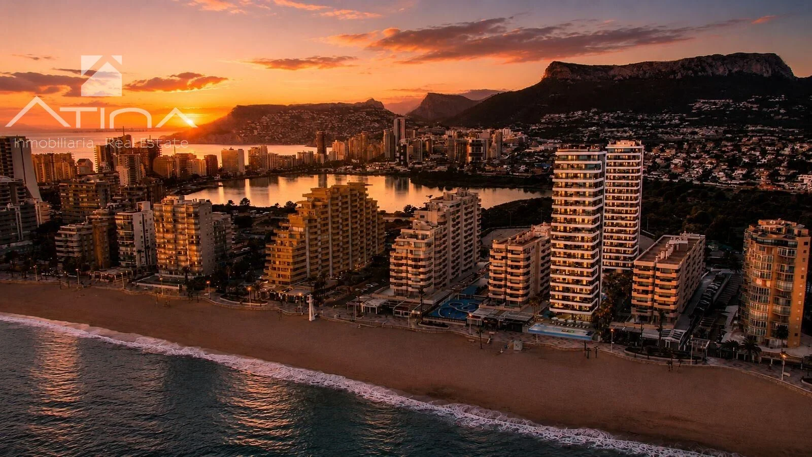 New frontline Calpe apartment, 3 bedrooms