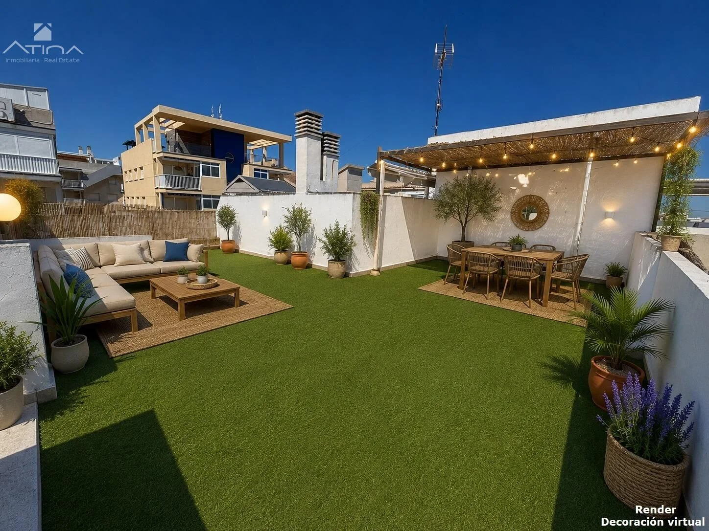 Coastal duplex penthouse with 50m² terrace