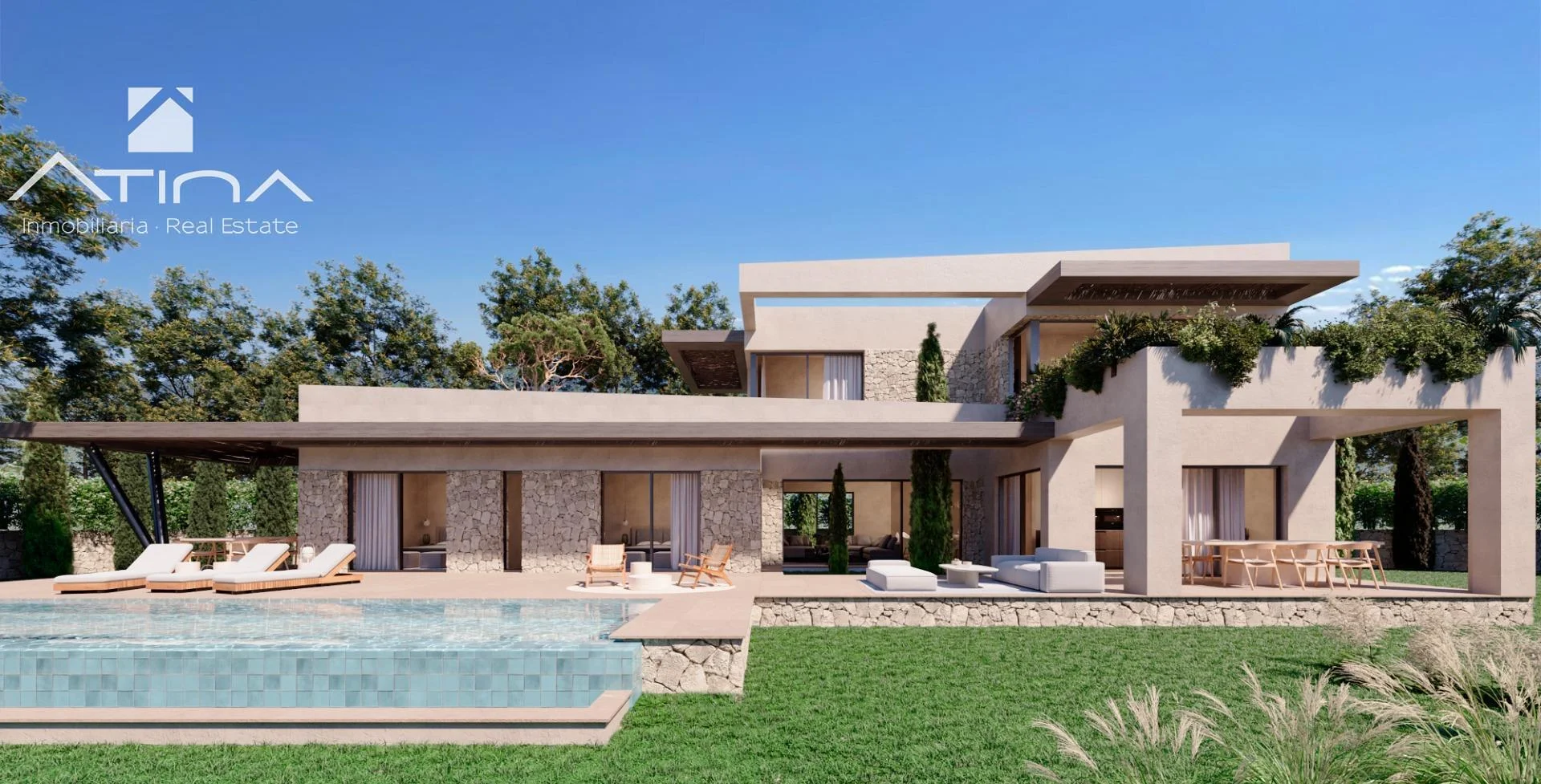 Four-bedroom villa with private pool