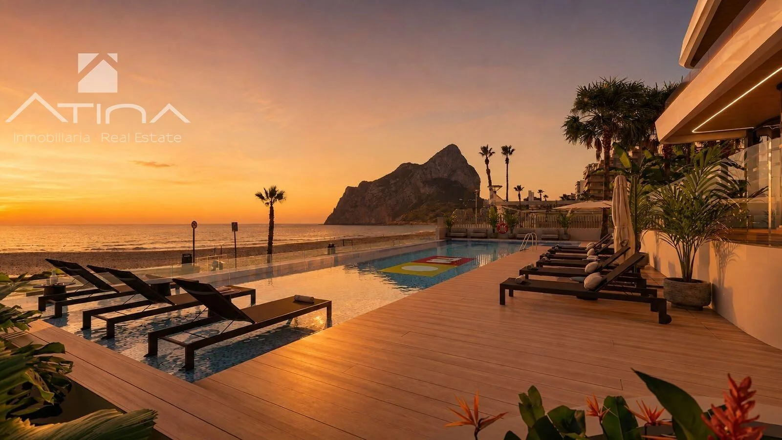 New-build seafront apartment, 2 bedrooms