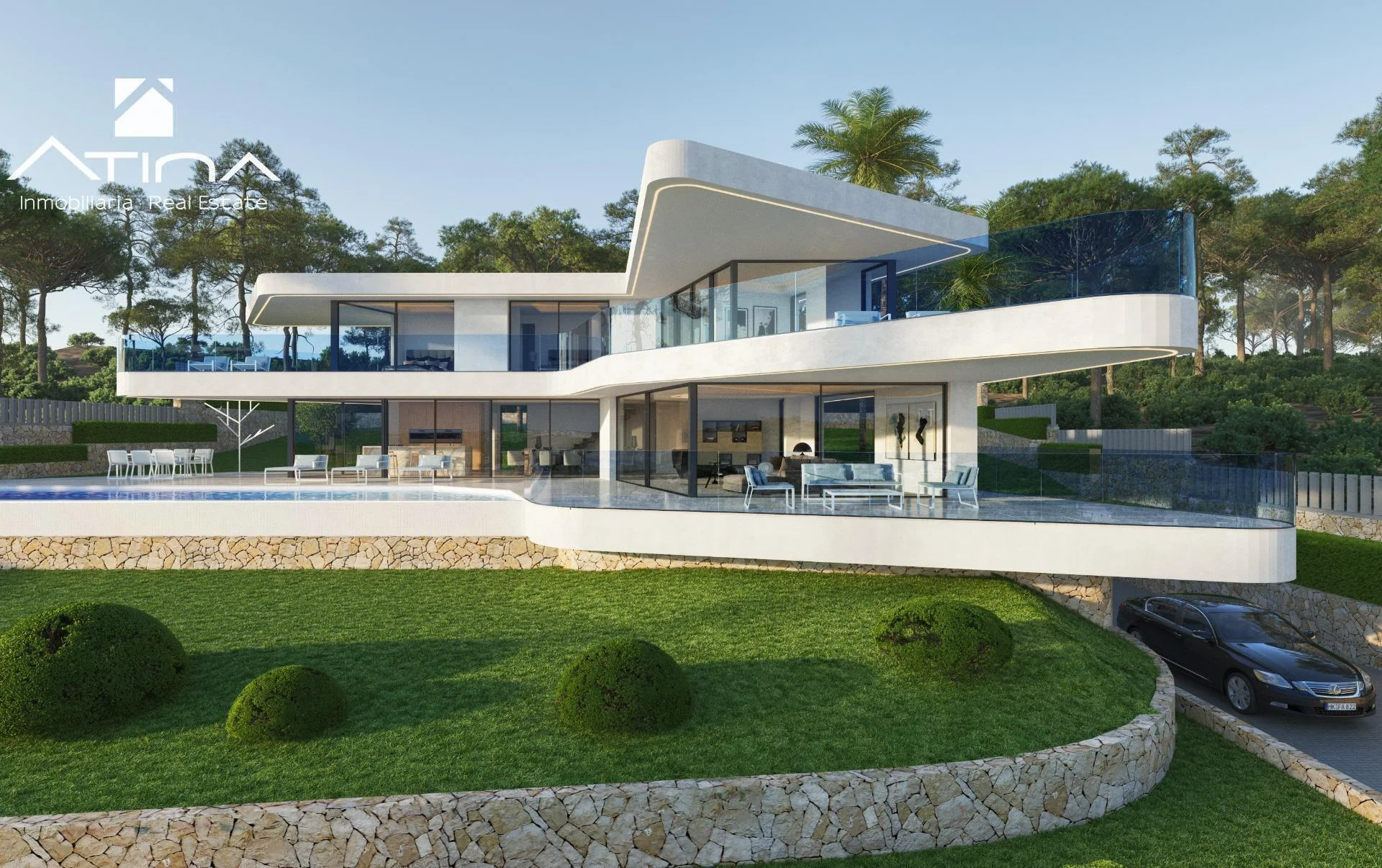 Luxury villa in Cansalades, 4 bedrooms