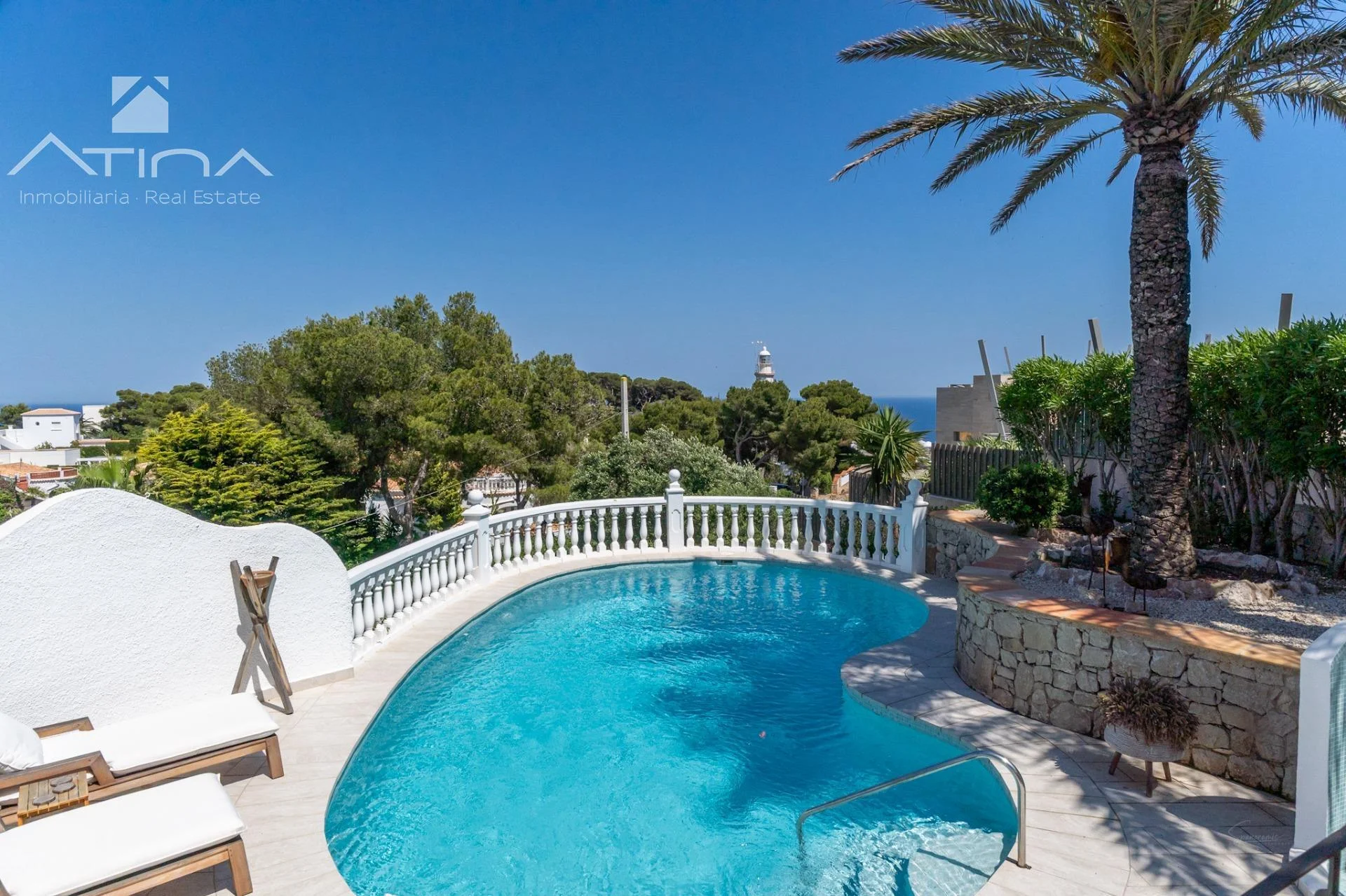 Sea-view villa with private pool