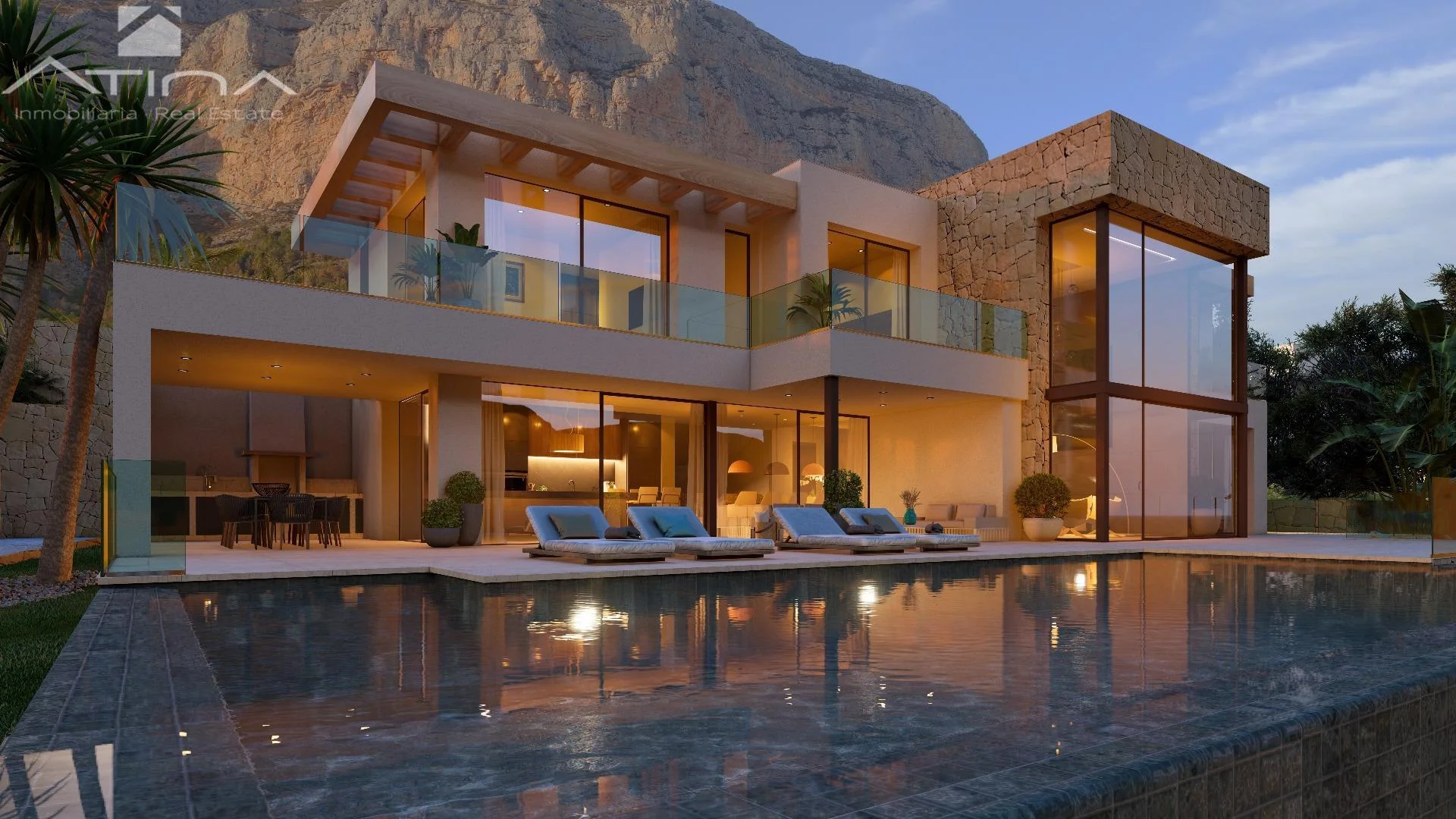 New-build Montgo villa, 4 suites, pool