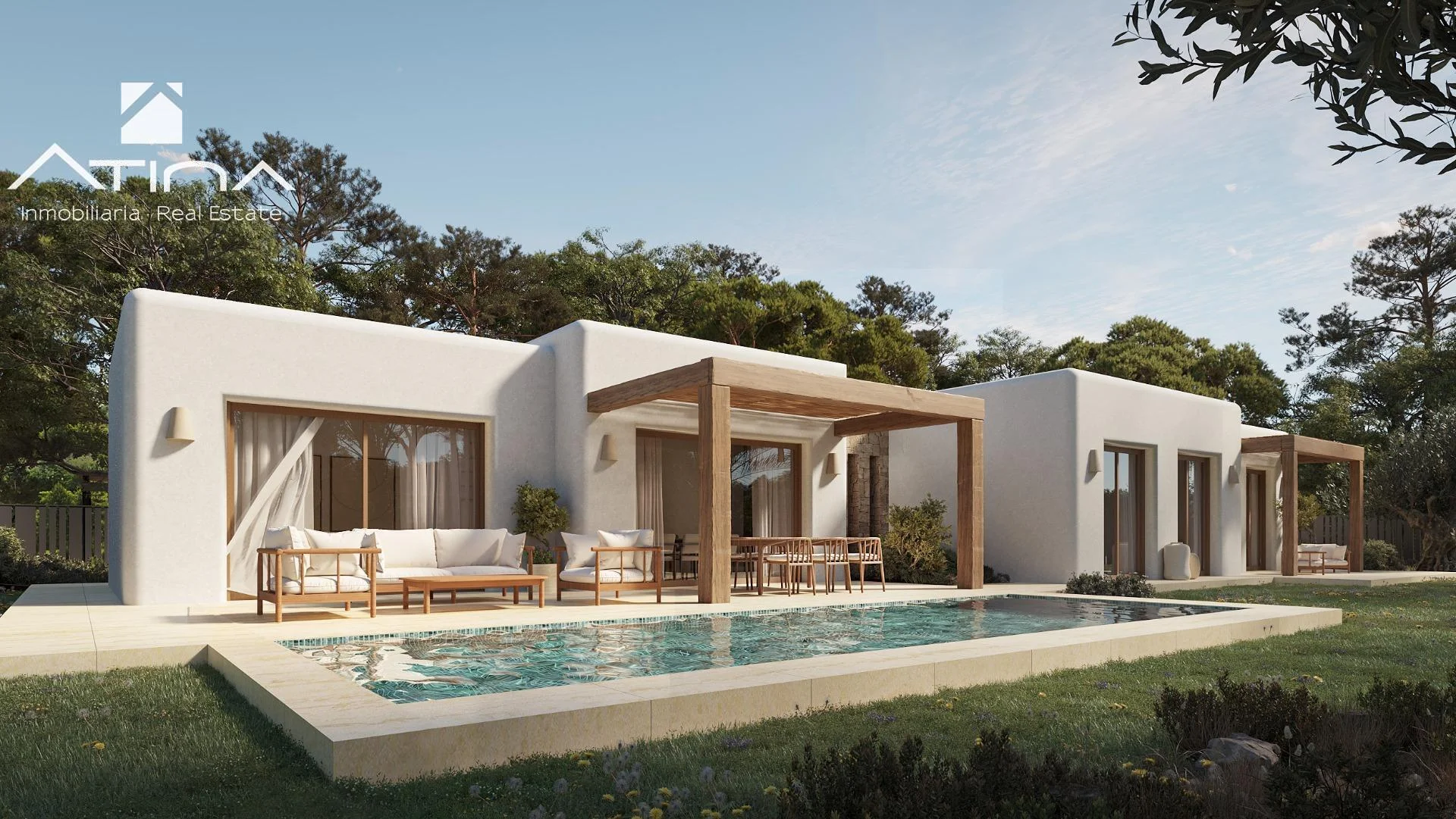 Ibicencan villa near beach, 3 bedrooms