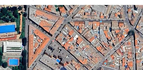 Solar urbano céntrico de 396 m²