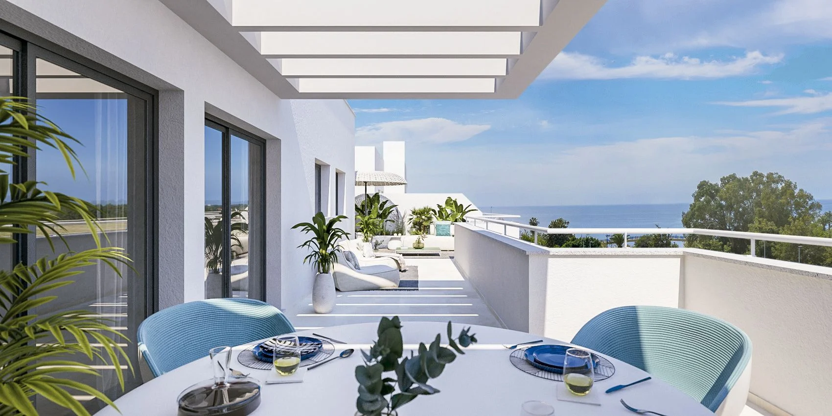 New-build coastal flat, 2 bedrooms