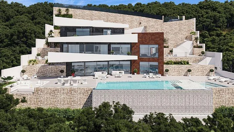 Custom luxury villa in Fustera