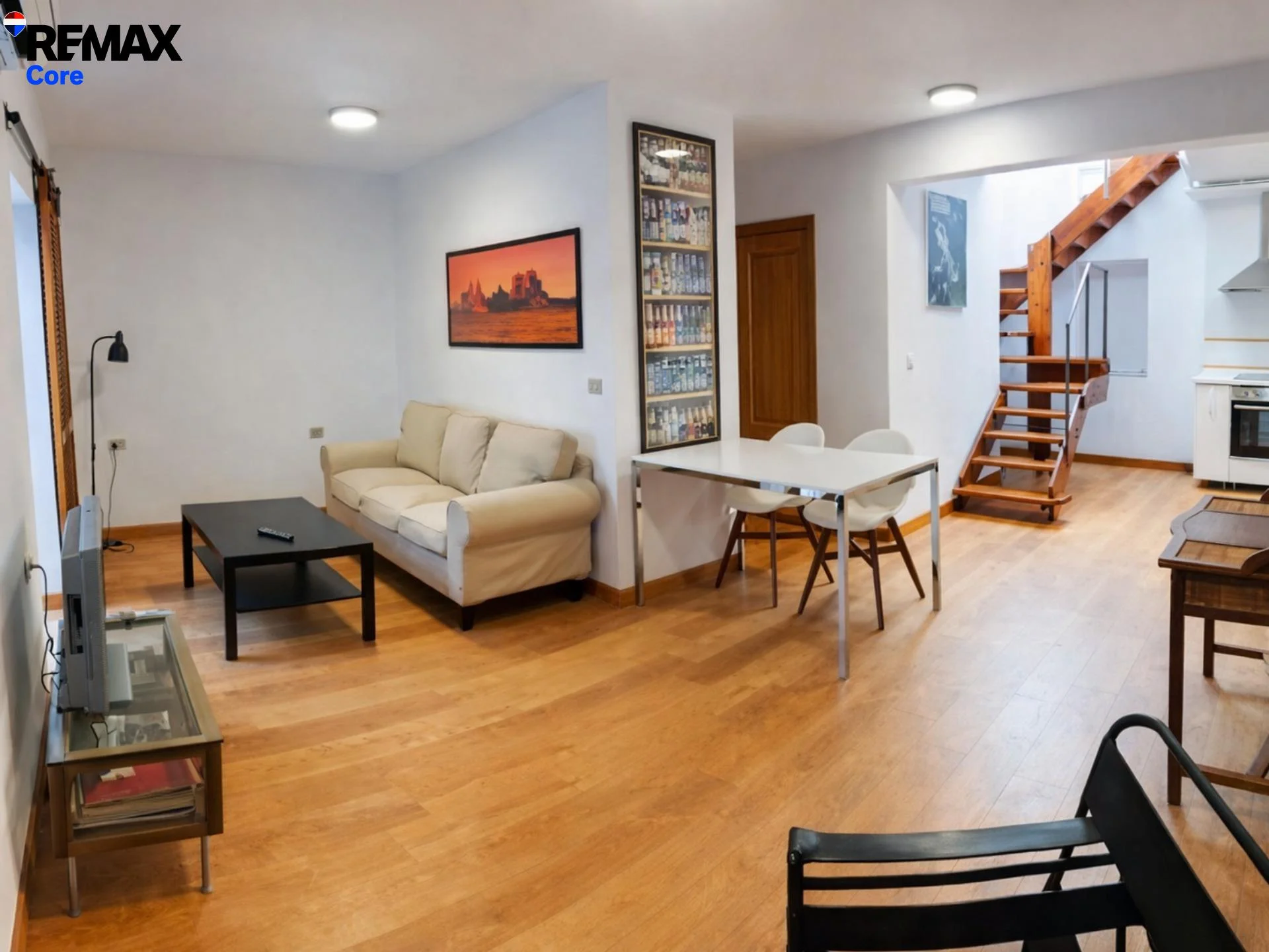 Rehabilitated duplex with two independent homes