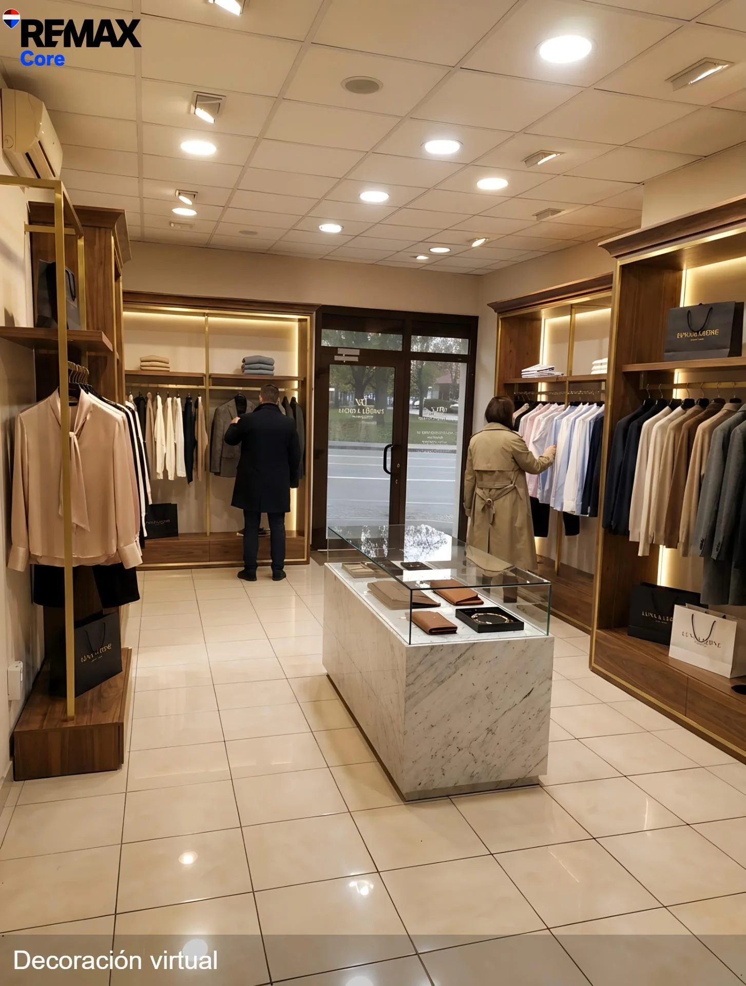Exterior commercial unit with conversion potential