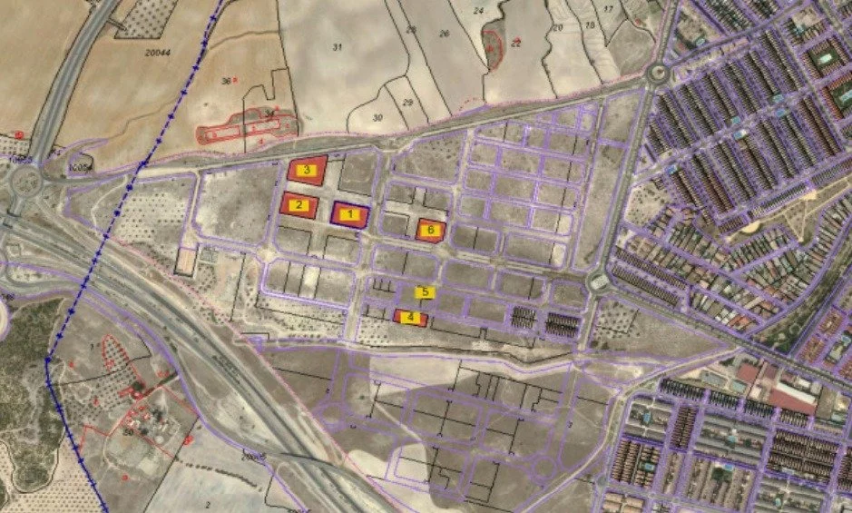 Developable Valdemoro land, 43,593 m² buildability