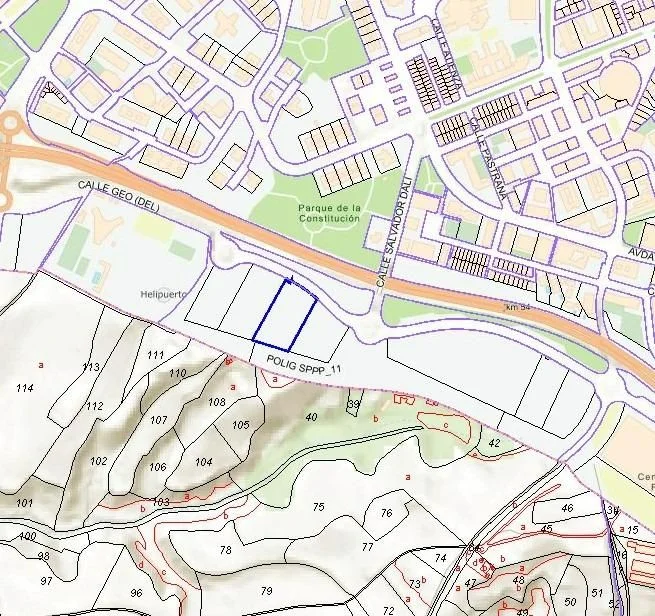 Terreno urbano cerca de Guadalajara, 7.952 m²