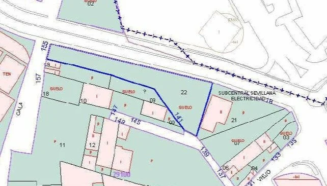Parcela urbana en Tomares, 2.492 m² edificables