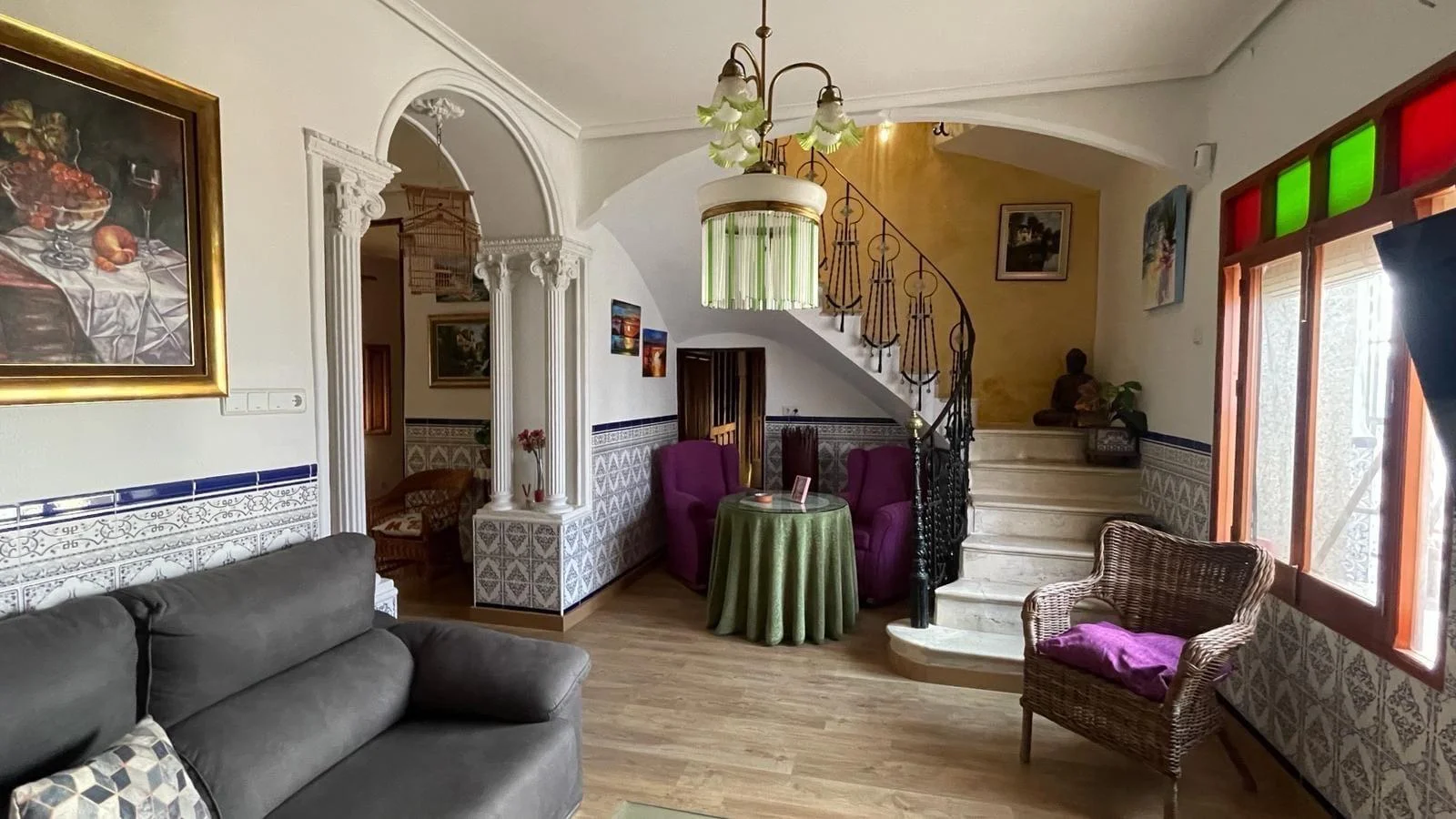 Restored historic house, seven bedrooms