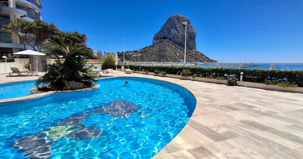 Seafront Calpe apartment, one bedroom