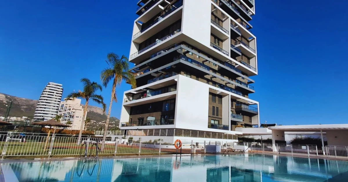 Modern Calpe apartment, two bedrooms