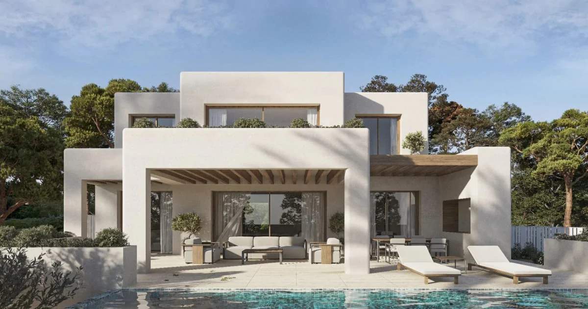 Villa La Fustera with sea views