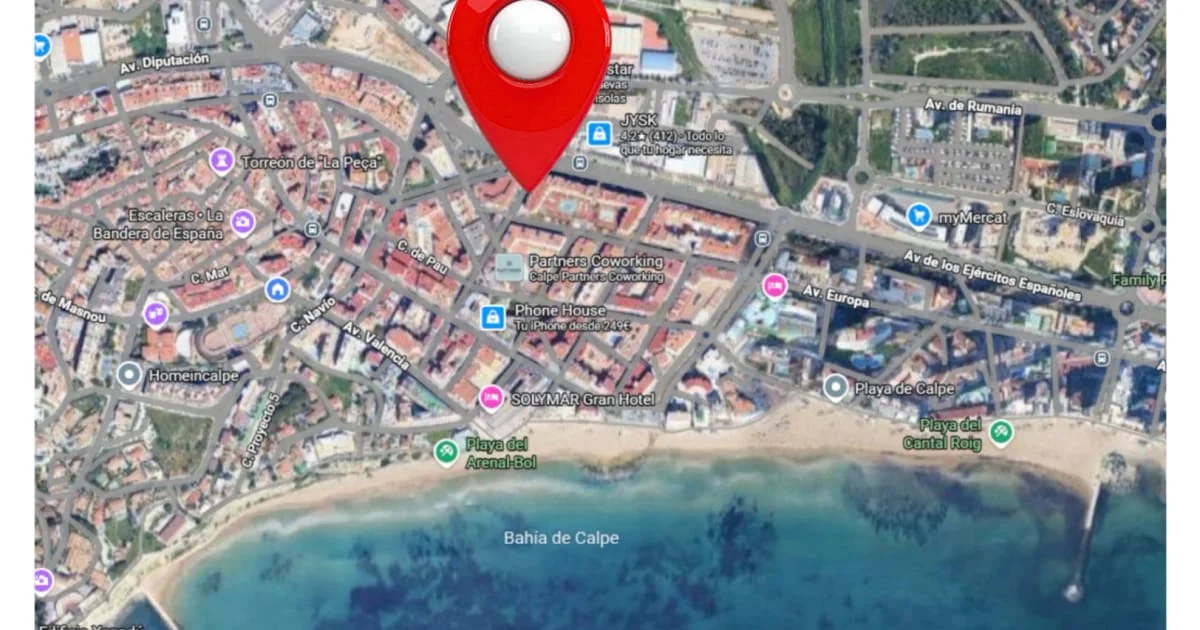 Central Calpe commercial unit, 162 m²