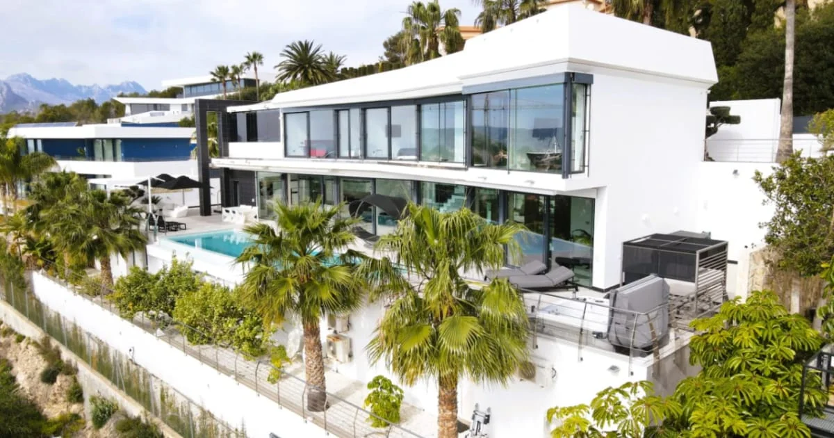 Calpe villa with panoramic sea views