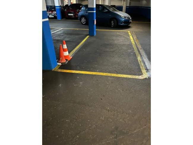 Beachside parking space in Sitges