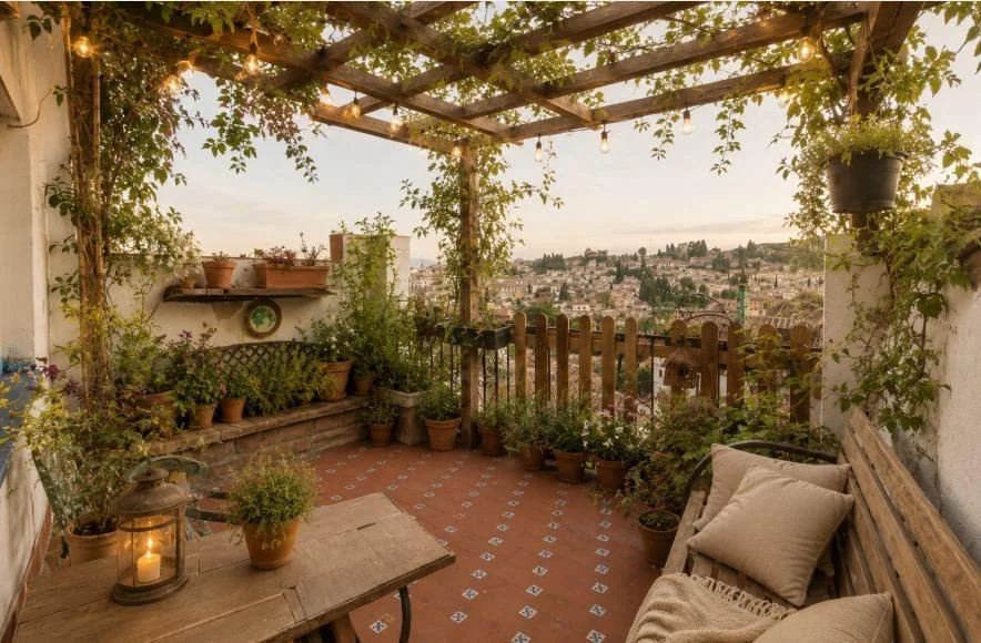 Casa en el Realejo con terraza panorámica