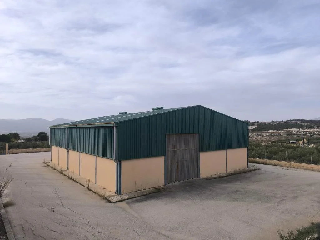 Warehouse on 40,000 m² rustic plot
