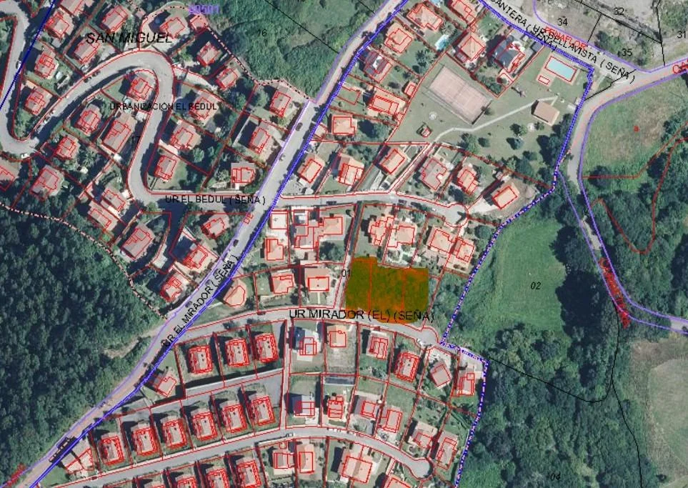 637 m² plot in Seña urbanisation