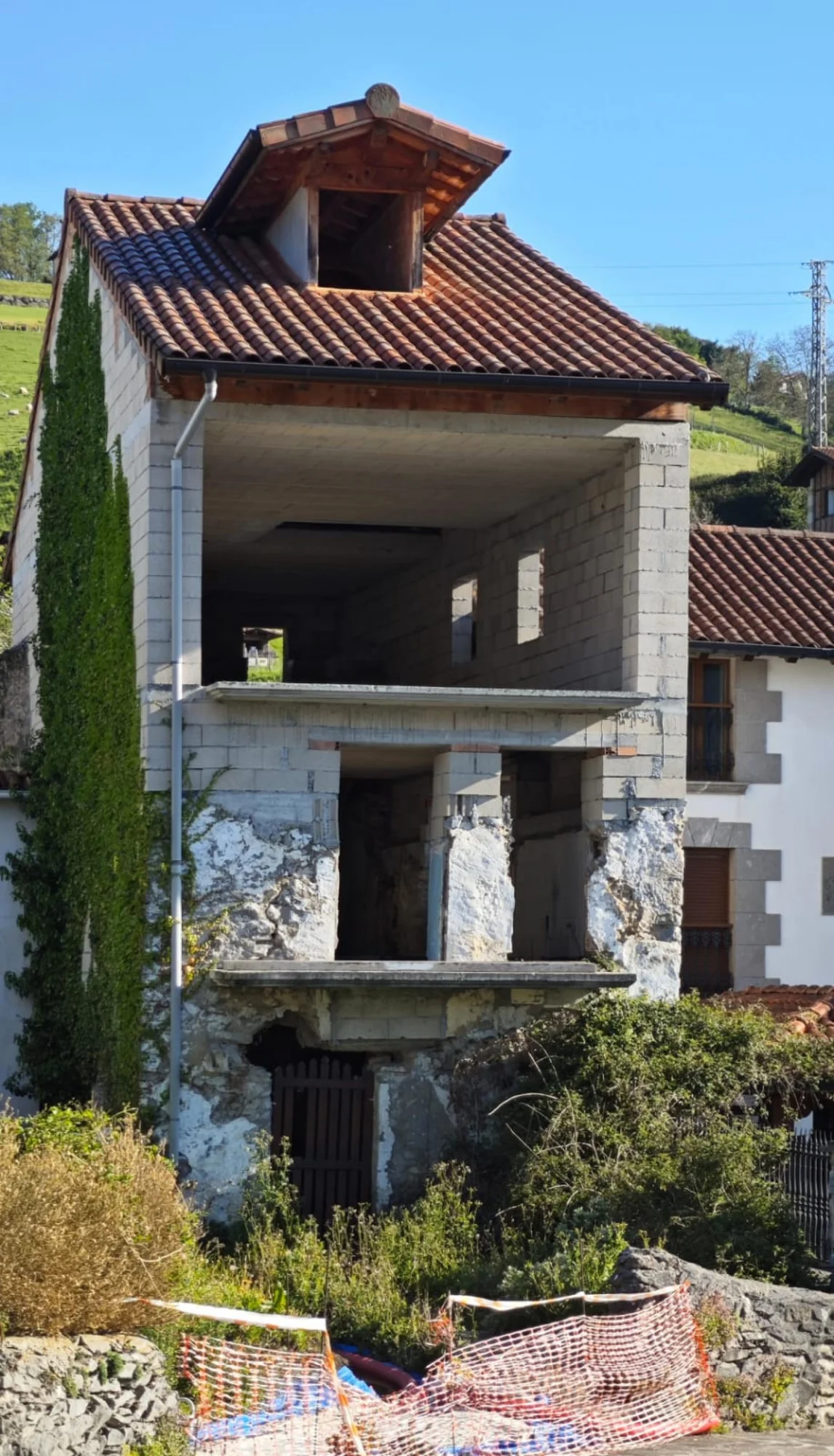 Proyecto en construcción en Igantzi