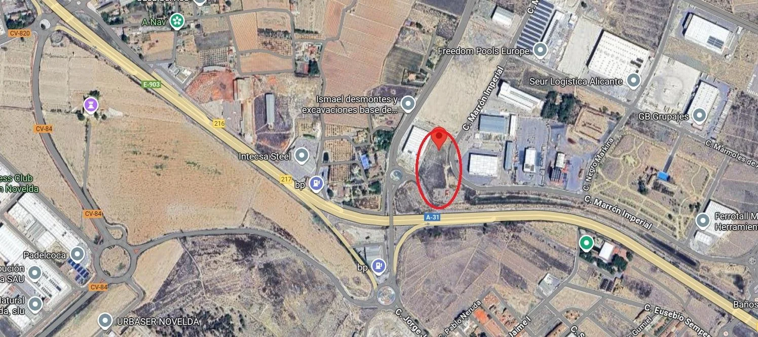 Industrial land by A-31, 16,000 m²