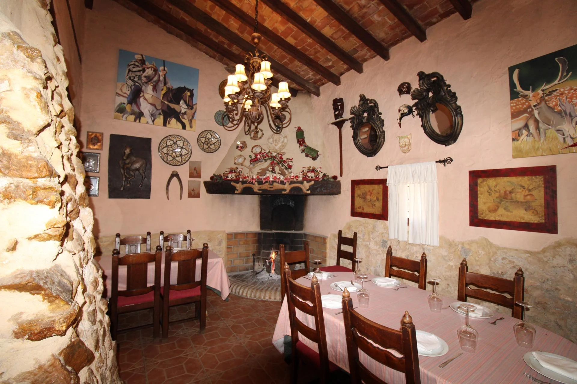 Historic masia with operating restaurant