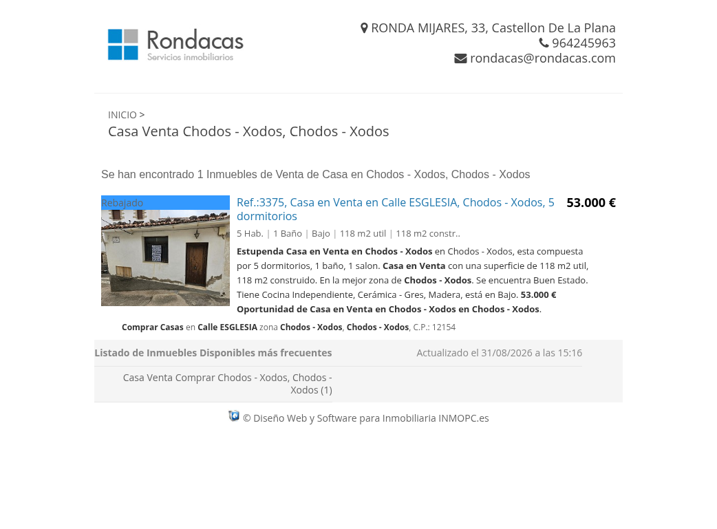Good-condition Xodos house, five bedrooms
