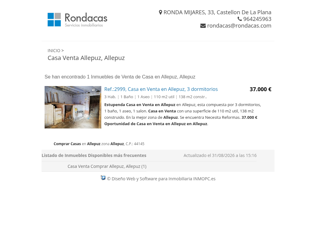 Casa reformable en Allepuz, 3 dormitorios