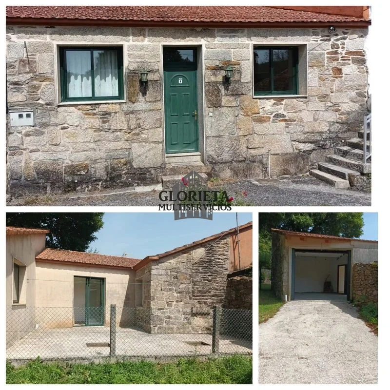 Casa rural de piedra en Beariz, dos dormitorios