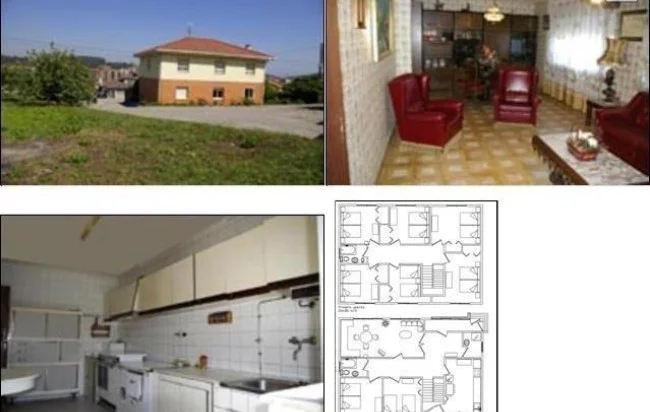 Casa de ocho dormitorios con gran parcela