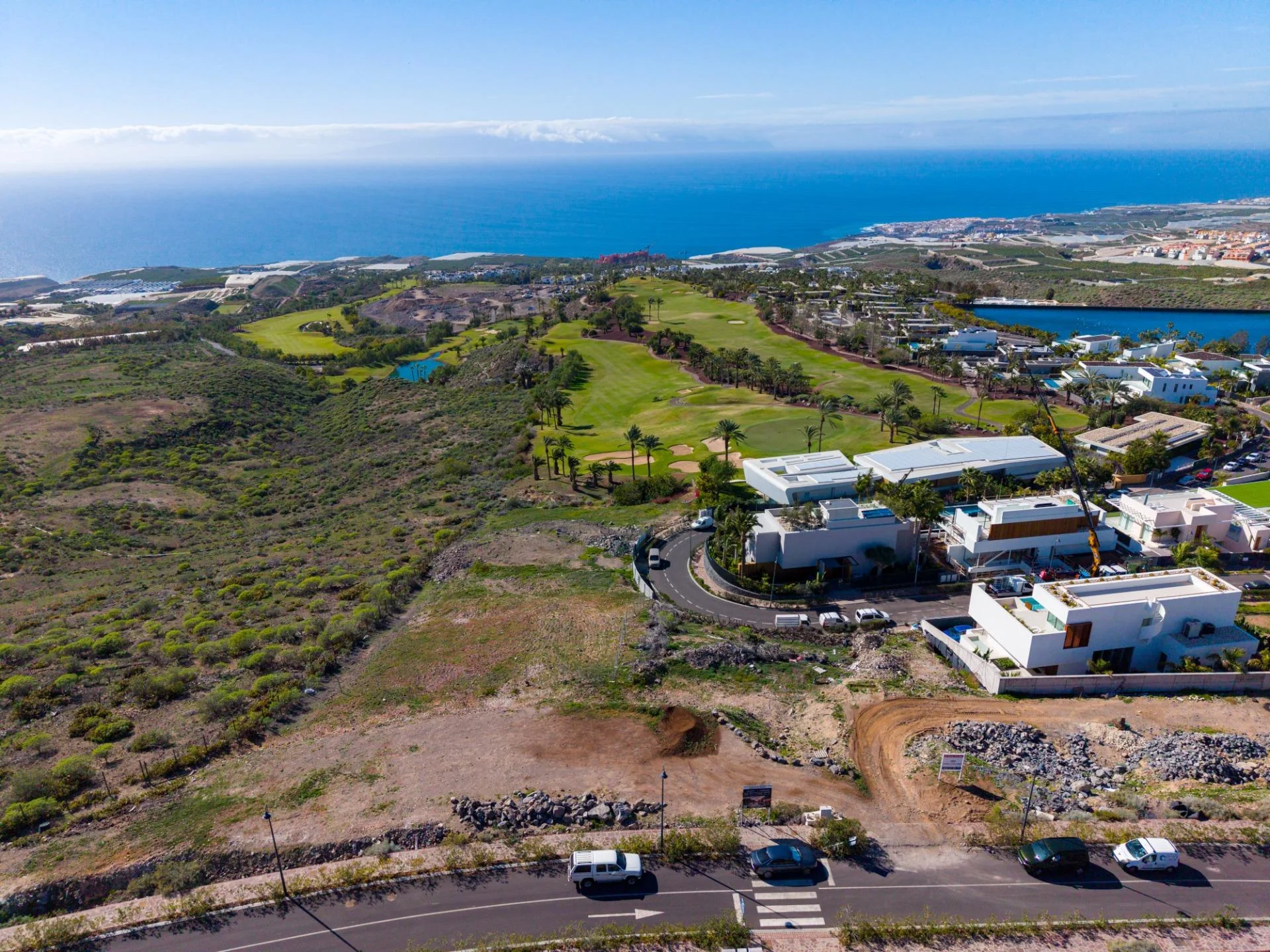 Urban Abama plot with sea views