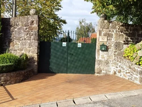 Restored stone chalet with estuary views
