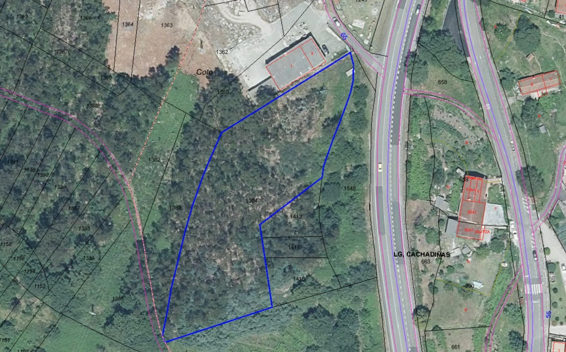 Developable Cotobade land, 4,755 m²