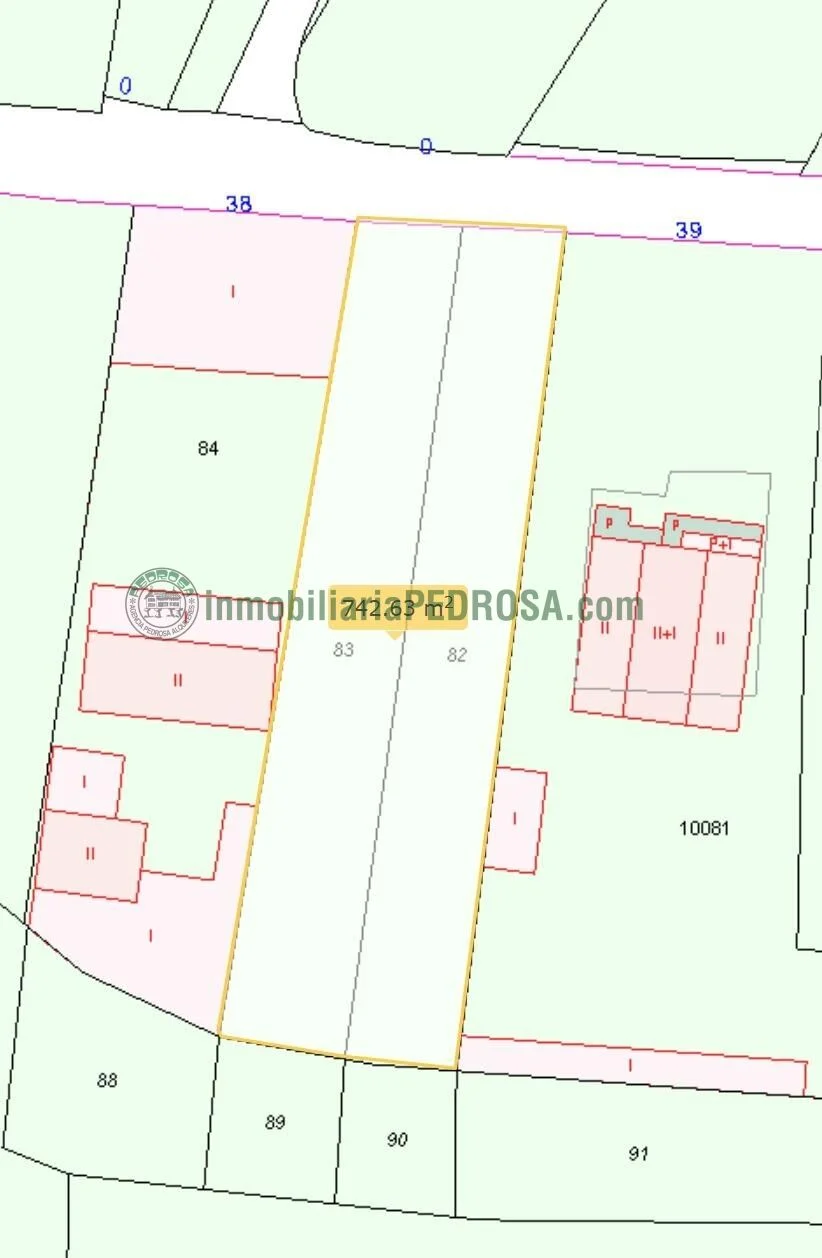 Urbanizable plot in Mourente, 749 m²