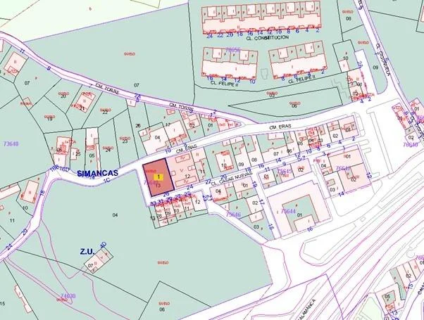 Rural plot in Simancas, 438 m²